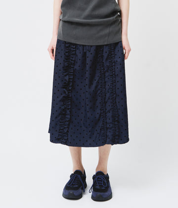 (W) Parco Dot Frill Skirt